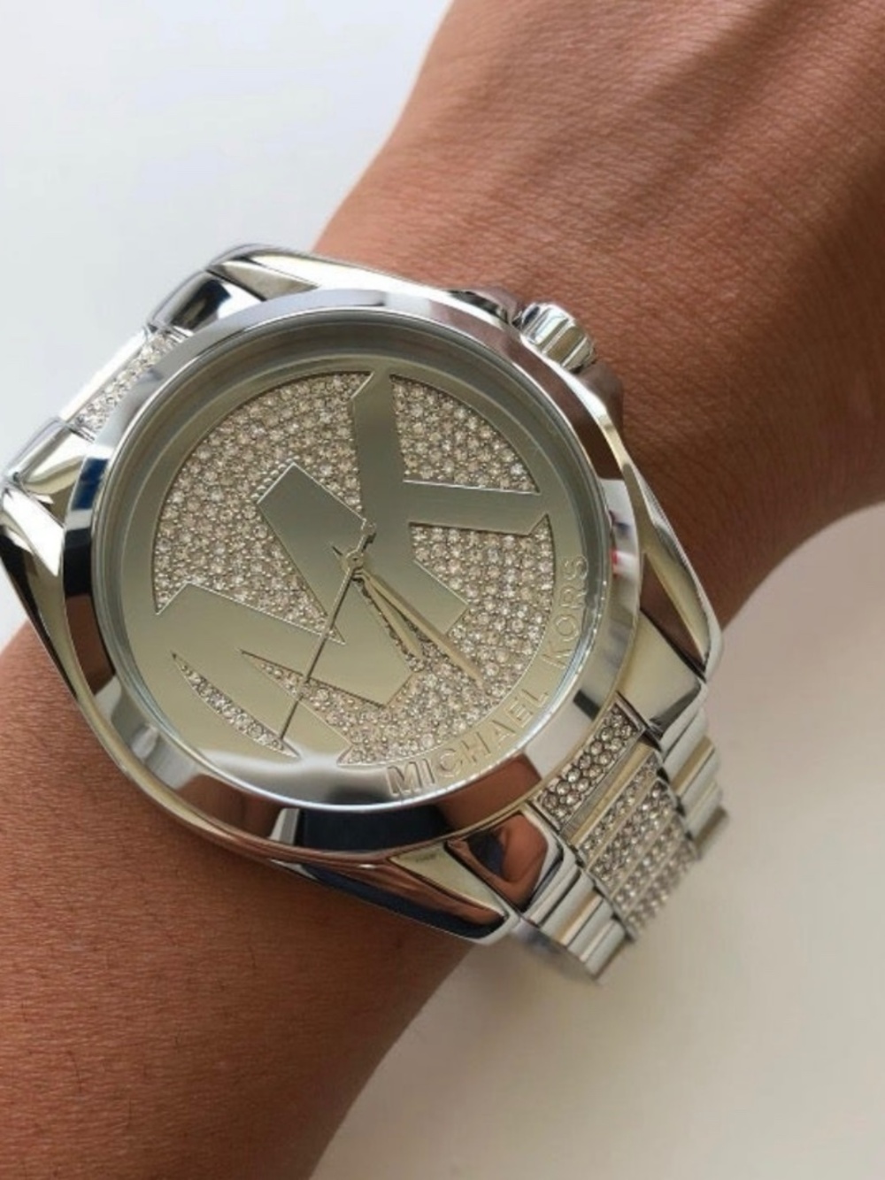 New Michael Kors Silver Watch Mk6486 - Picture 2 of 3